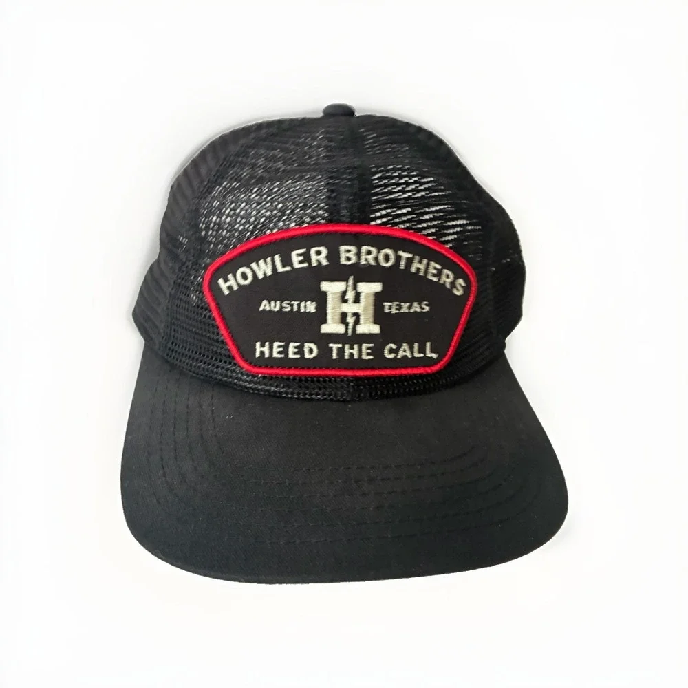 Howler Brothers Men's Adjustable SnapBack Black Feedstore Trucker Hat